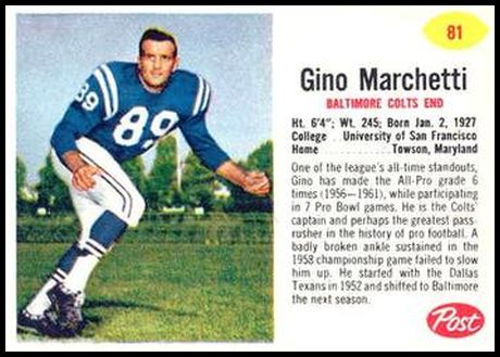 81 Gino Marchetti